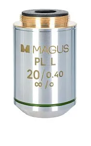 görüntü MAGUS 20PLL 20х/0,40 Plan L ÇM 8,80 mm Objektif