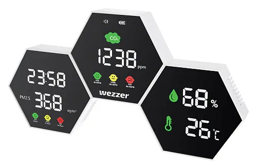 foto Levenhuk Wezzer Air PRO DM50 Hava Kalitesi Monitörü,  1
