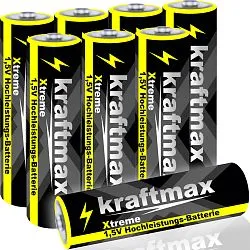 görüntü Kraftmax AA LR6 Pil, Alkalin, 1,5 V (1 adet)