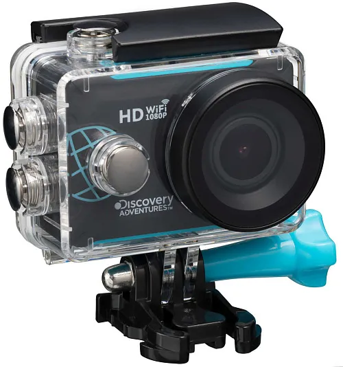 resim Bresser Discovery Adventures Trek Full HD 140° Wi-Fi Action Camera,  1
