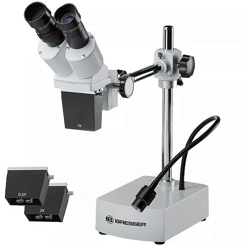 foto Bresser Biorit ICD CS 5–20x LED Stereo Microscope,  1