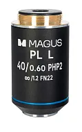 fotoğraf MAGUS 40HP 40х/0,60 Plan L phase PHP2 ∞/1,2 ÇM 3,5 mm Objektif