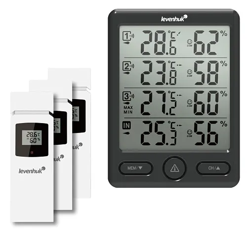 resim Levenhuk Wezzer PLUS LP20 Hava Durumu İstasyonu,  1