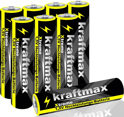 fotoğraf Kraftmax AAA LR03 Pil, Alkalin, 1,5 V (1 adet),  1