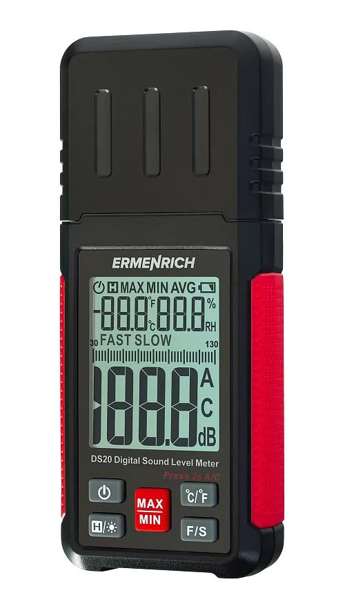 resim Ermenrich Seek DS20 Dijital Ses Seviyesi Ölçer,  1