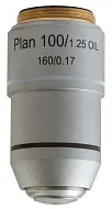 resim Levenhuk MED 100x Plan Akromatik Objektif