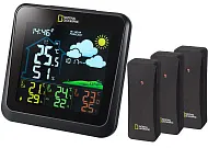 görüntü Bresser National Geographic VA Weather Station with Color Display and 3 Sensors