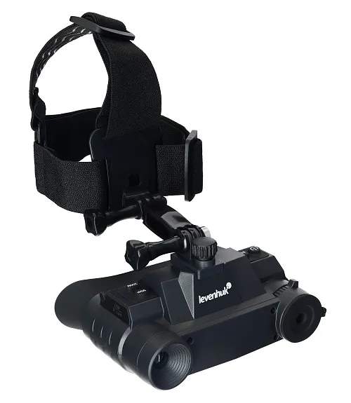 resim Levenhuk Halo NVB10 Helmet Dijital Gece Görüş Binoküler,  1