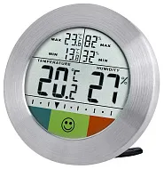 fotoğraf Bresser Temeo Hygro Circuitu Weather Station, silver