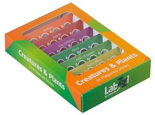 görüntü Levenhuk LabZZ CP24 Canlılar ve Bitkiler Hazırlanmış Slayt Seti,  1
