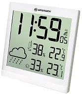 fotoğraf Bresser TemeoTrend JC LCD RC Weather Station (Wall clock), white