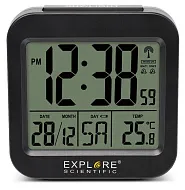 foto Explore Scientific RC Alarm Clock, black