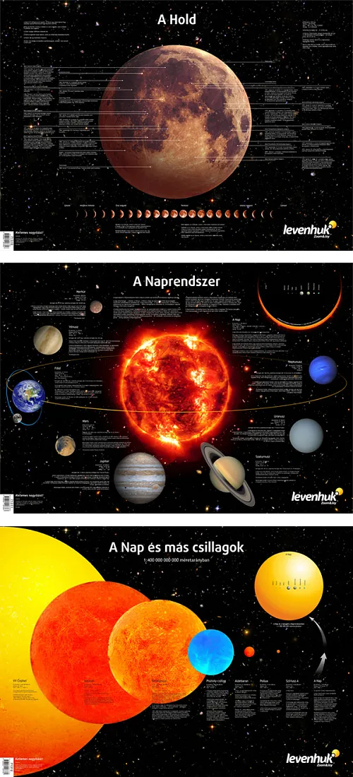 resim Levenhuk Uzay Posterleri Seti,  1