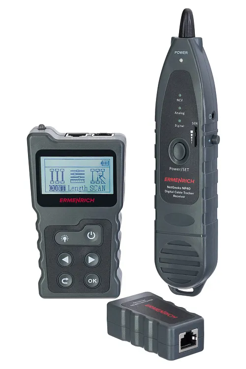 resim Ermenrich NetGeeks NP40 Dijital Kablo İzleme Cihazı,  1
