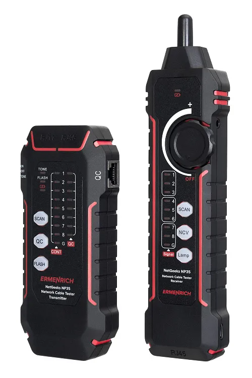 görüntü Ermenrich NetGeeks NP35 Ağ Kablosu Test Cihazı,  1