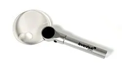 görüntü Levenhuk Zeno 400 LED Büyüteç, 2/4x, 88/21 mm, Metal
