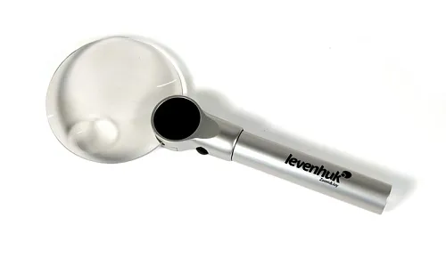 görüntü Levenhuk Zeno 400 LED Büyüteç, 2/4x, 88/21 mm, Metal,  1