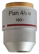 foto Levenhuk MED 4x Plan Akromatik Objektif