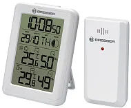 resim Bresser MyClimate Thermo/Hygrometer Clock, white
