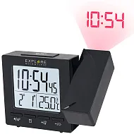 görüntü Explore Scientific RC Digital Projection Clock with Indoor Temperature, black
