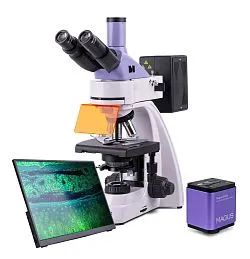 fotoğraf MAGUS Lum D400 LCD Floresan Dijital Mikroskop