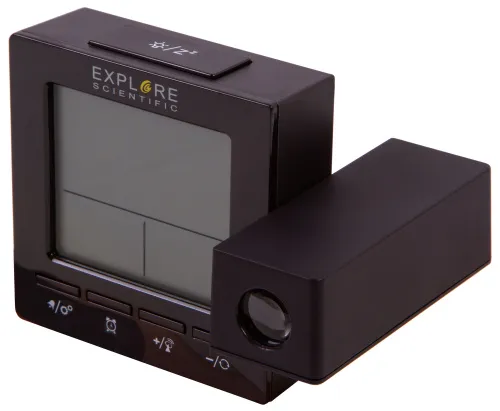 görüntü Explore Scientific RC Digital Projection Clock with Indoor Temperature, black,  10