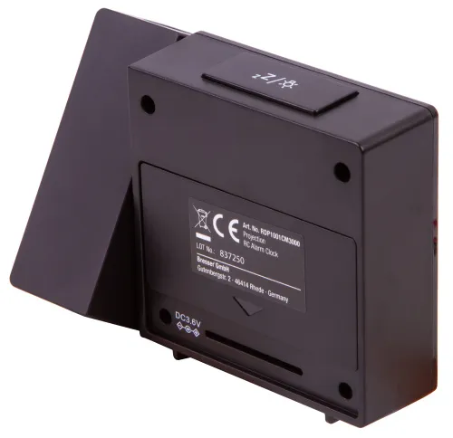 görüntü Explore Scientific RC Digital Projection Clock with Indoor Temperature, black,  12