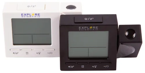 görüntü Explore Scientific RC Digital Projection Clock with Indoor Temperature, black,  4