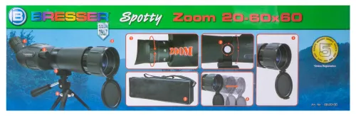 görüntü Bresser Junior Spotty 20–60x60 Spotting Scope,  15