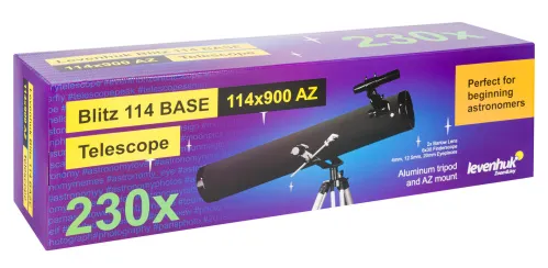 fotoğraf Levenhuk Blitz 114 BASE Teleskop,  12
