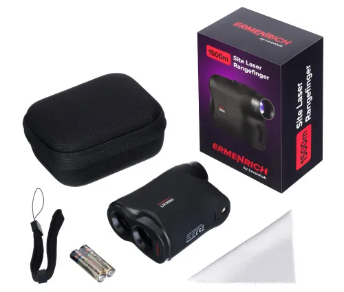 foto Ermenrich LR1500 Şantiye Lazer Mesafe Ölçer, siyah,  2