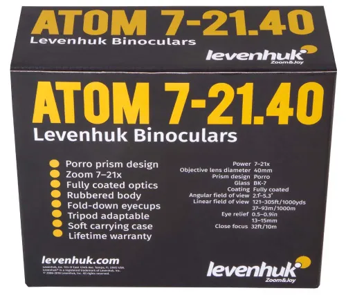 resim Levenhuk Atom 7–21x40 Binoküler Dürbün ,  12