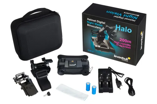 resim Levenhuk Halo NVB10 Helmet Dijital Gece Görüş Binoküler,  2