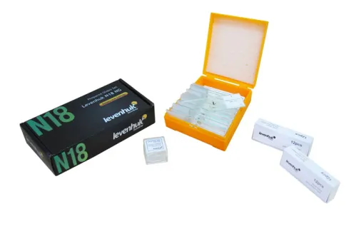 fotoğraf Levenhuk N18 NG Hazırlanmış Slayt Seti,  2