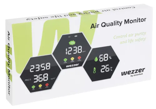 foto Levenhuk Wezzer Air PRO DM50 Hava Kalitesi Monitörü,  9