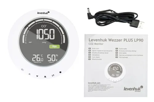 görüntü Levenhuk Wezzer PLUS LP90 CO₂ Monitörü,  3