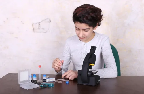 fotoğraf Bresser National Geographic 40–640x Microscope with smartphone adapter,  11