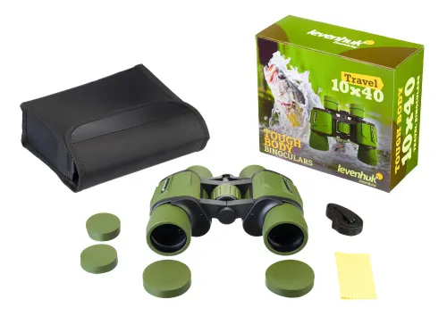 resim Levenhuk Travel 10x40 Binoküler Dürbün,  4