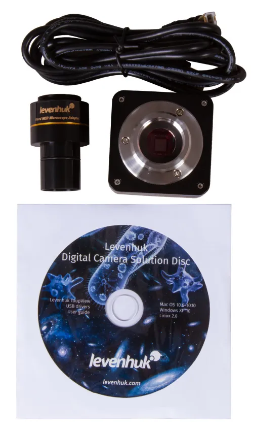 fotoğraf Levenhuk MED D30T Dijital Trinoküler Mikroskop,  11