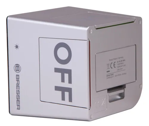 foto Bresser FlipMe Tabletop Alarm Clock, silver,  7