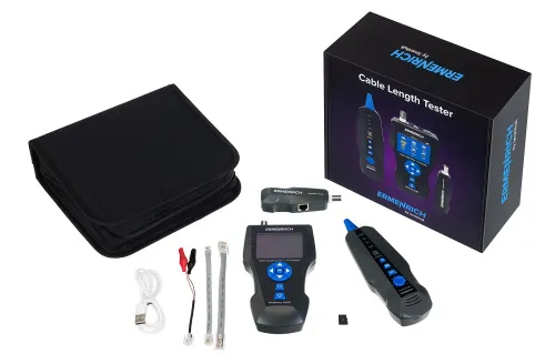 resim Ermenrich NetGeeks NL80 Kablo Uzunluğu Test Cihazı,  2