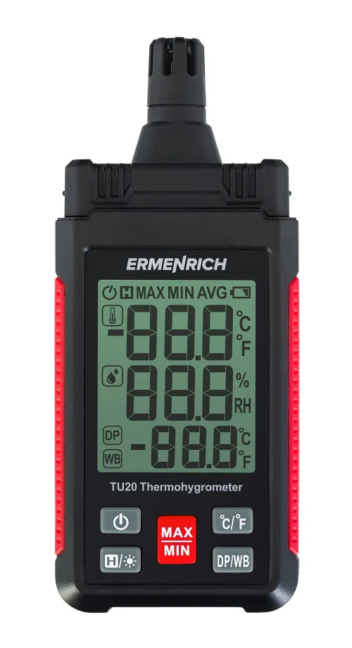 fotoğraf Ermenrich Wett TU20 Termo Higrometre,  6