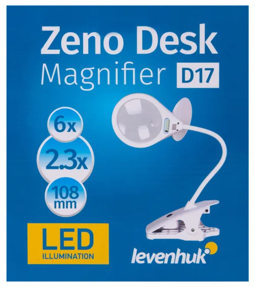 resim Levenhuk Zeno Desk D17 Büyüteç,  12