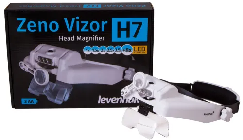 fotoğraf Levenhuk Zeno Vizor H7 Baş Büyüteci,  10