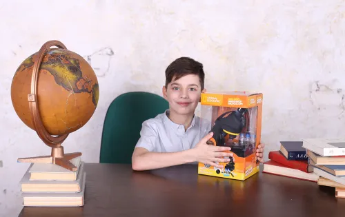 fotoğraf Bresser National Geographic 40–640x Microscope with smartphone adapter,  9