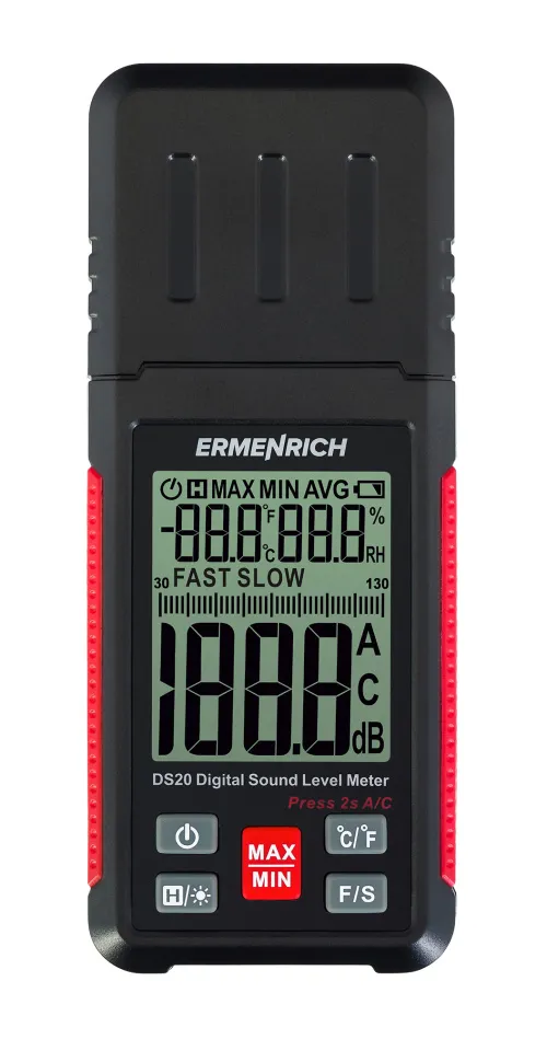 resim Ermenrich Seek DS20 Dijital Ses Seviyesi Ölçer,  4