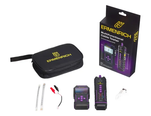 foto Ermenrich NetGeeks NP45 Çok İşlevli Kablo Test Cihazı,  2