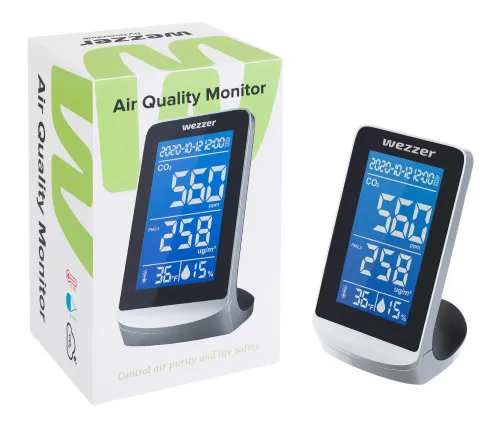 foto Levenhuk Wezzer Air PRO DM40 Hava Kalitesi Monitörü,  3