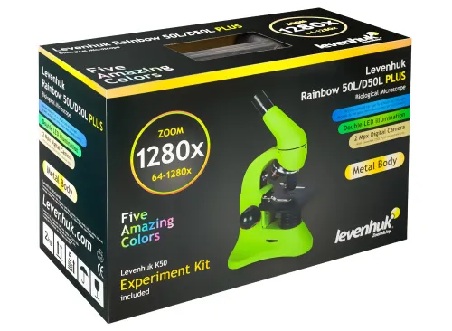 resim Levenhuk Rainbow 50L PLUS Mikroskop,  19