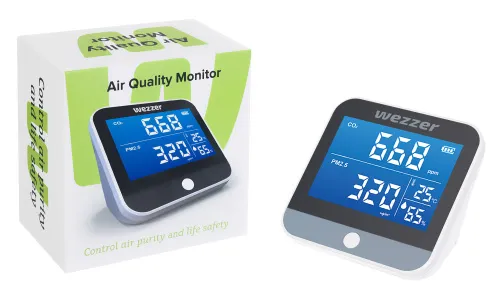 resim Levenhuk Wezzer Air PRO DM30 Hava Kalitesi Monitörü,  3